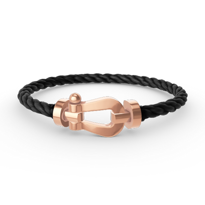 Aura FORCE GROSSES HUFEISEN OHNE DIAMANT ARMBAND ROSÉGOLD