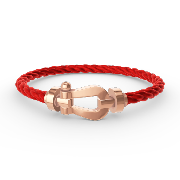 Aura FORCE LARGE HORSESHOE NO DIAMOND BRACELET ROSE GOLD