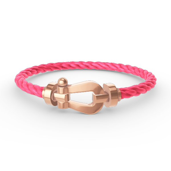Aura FORCE LARGE HORSESHOE NO DIAMOND BRACELET ROSE GOLD