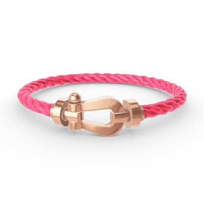 Aura FORCE GROSSES HUFEISEN OHNE DIAMANT ARMBAND ROSÉGOLD