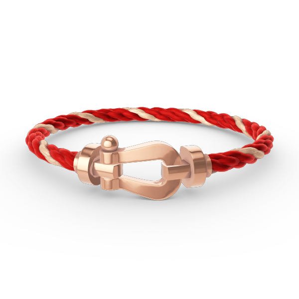 Aura FORCE LARGE HORSESHOE NO DIAMOND BRACELET ROSE GOLD