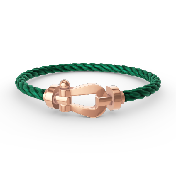 Aura FORCE LARGE HORSESHOE NO DIAMOND BRACELET ROSE GOLD