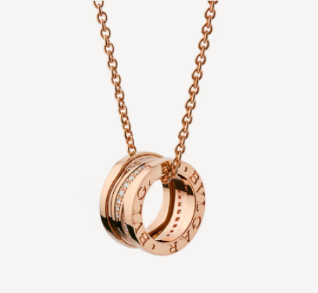 [⭐Veya]ZERO 1 DIAMANT-HALSKETTE IN ROSÉGOLD