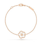 Aura LUCKY WHITE MOP PLUM BLOSSOM ARMBAND