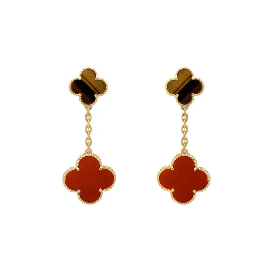 Aura KLEE 2 MOTIV TIGERAUGE CARNELIAN OHRRINGE