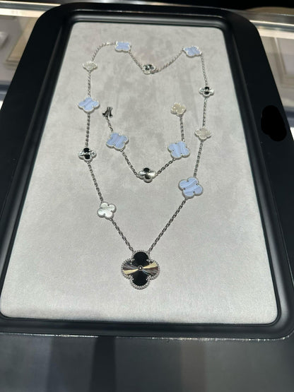 [Aura ] 25 NEUE KLEE 15 MOTIVE LILA CHALCEDON