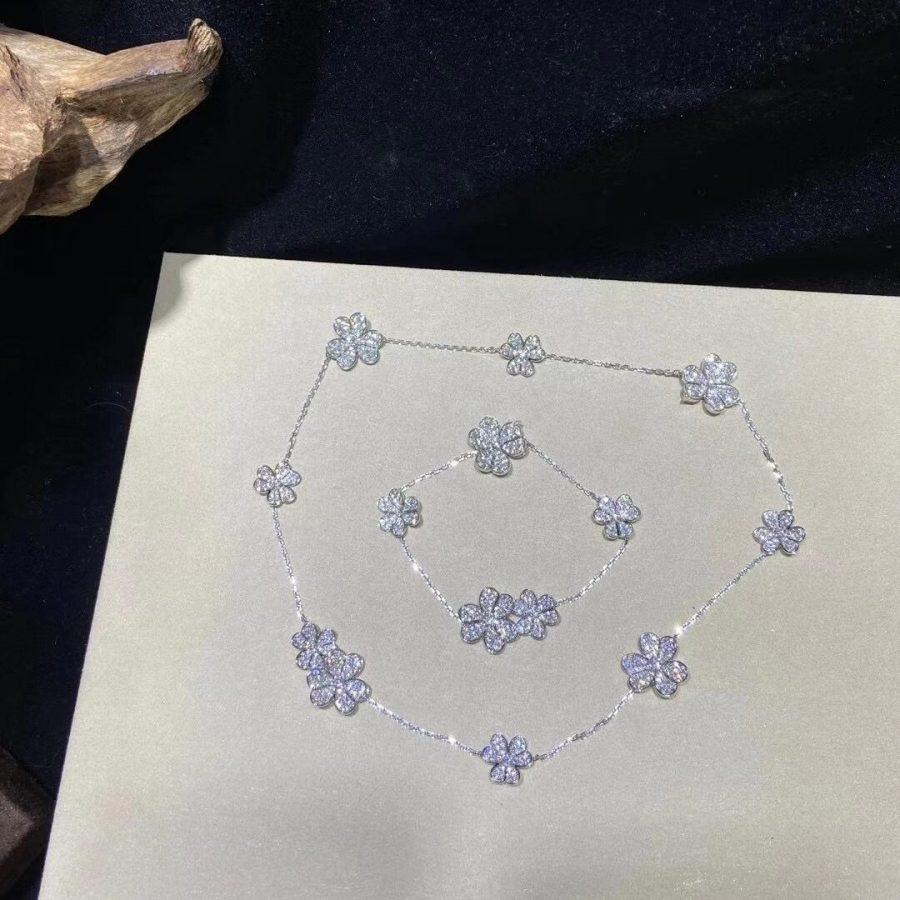 Aura FRIVOLE SILVER 5 FLOWERS BRACELET