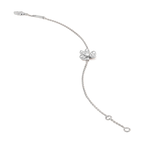 Aura FRIVOLE SILVER FLOWER DIAMOND BRACELET