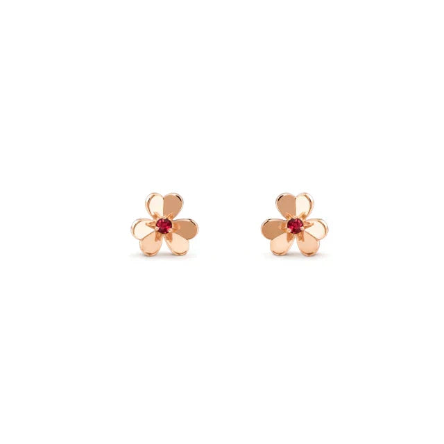 Aura FRIVOLE BLUMEN OHRRINGE PINK