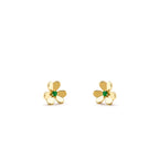 Aura FRIVOLE  FLOWER MALACHITE EARRINGS