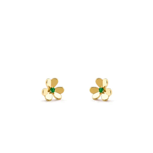 [⭐Aura ]FRIVOLE  FLOWER MALACHITE EARRINGS