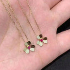 Aura FRIVOLE GOLD BLUMENHALSKETTE