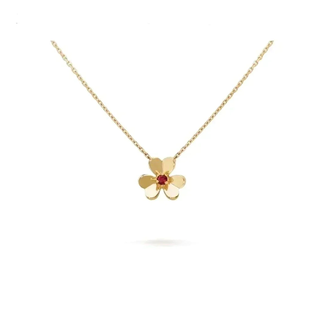 Aura FRIVOLE GOLD FLOWER NECKLACE