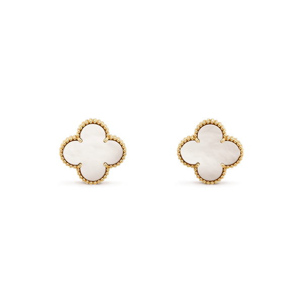 [⭐Aura ]CLOVER MINI GOLD EARRINGS
