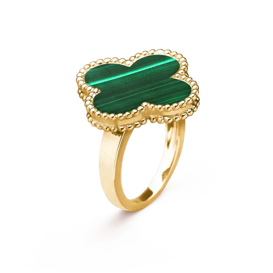 Aura CLOVER MALACHITRING