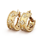 Aura PERLEE DIAMOND EARRINGS