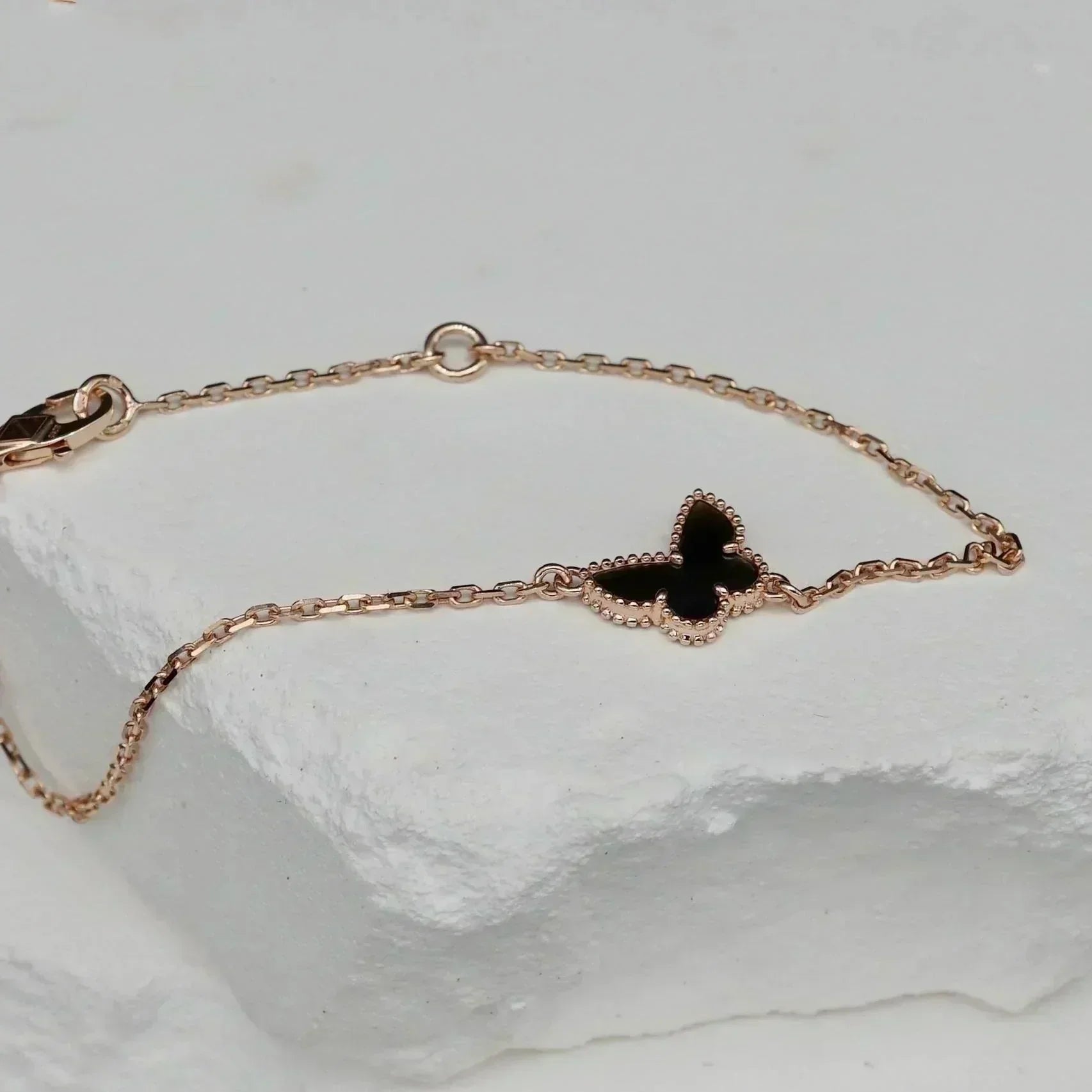 Aura BUTTERFLY ONYX  BUTTERFLY BRACELET