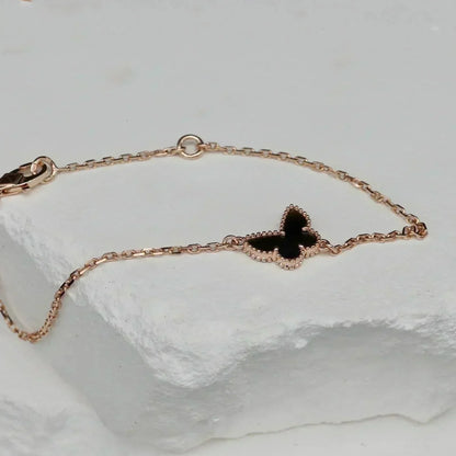 [⭐Aura ]BUTTERFLY ONYX  BUTTERFLY BRACELET