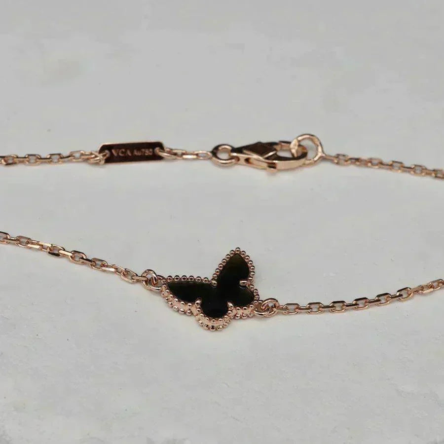 [⭐Aura ]BUTTERFLY ONYX  BUTTERFLY BRACELET