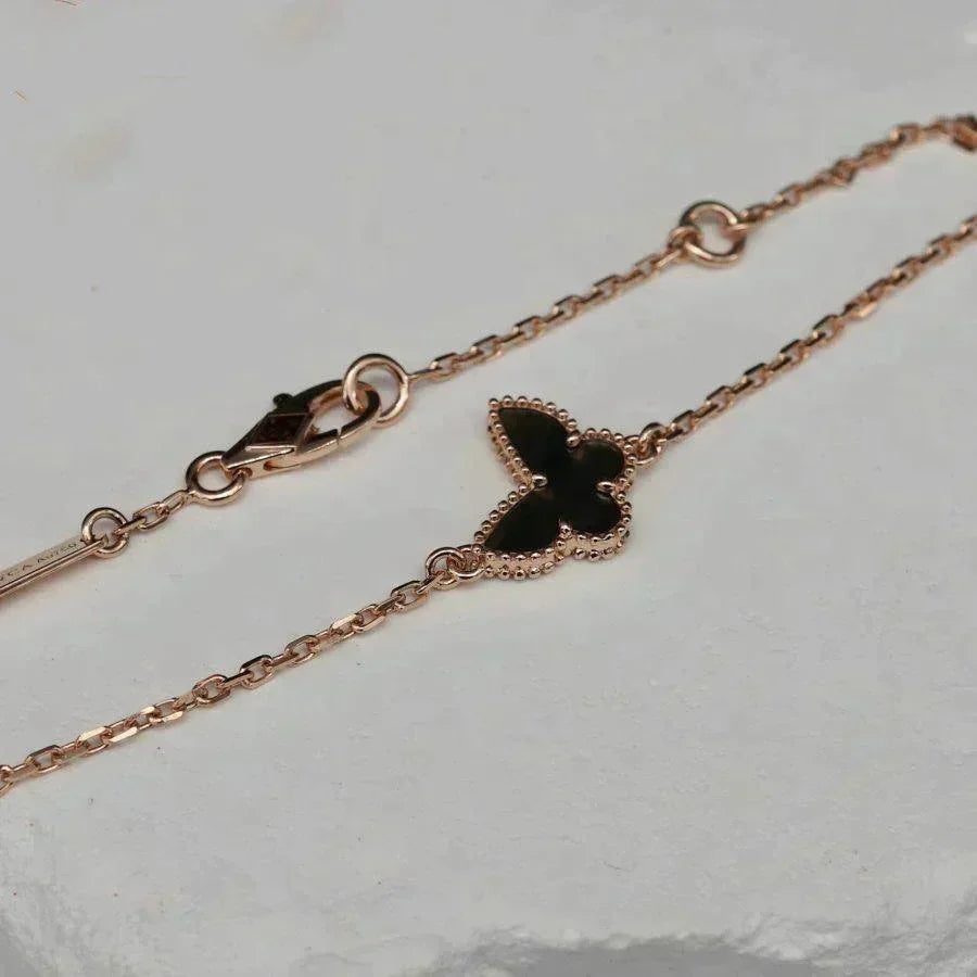 [⭐Aura ]BUTTERFLY ONYX  BUTTERFLY BRACELET