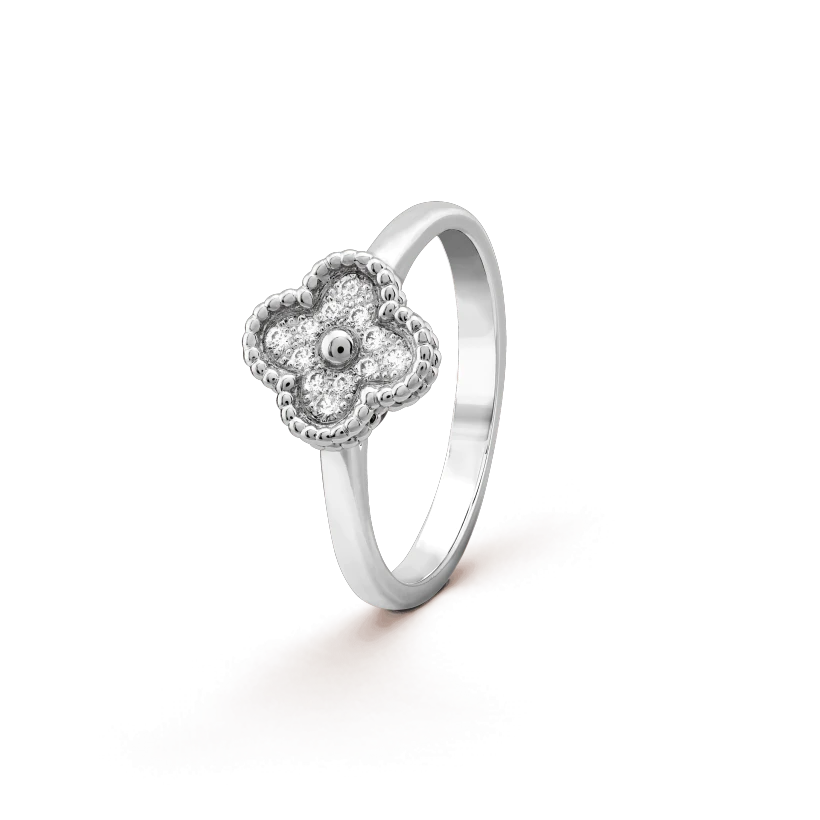 [⭐Aura ]CLOVER DIAMOND RING
