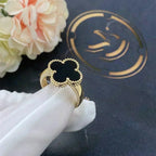Aura CLOVER ONYX RING