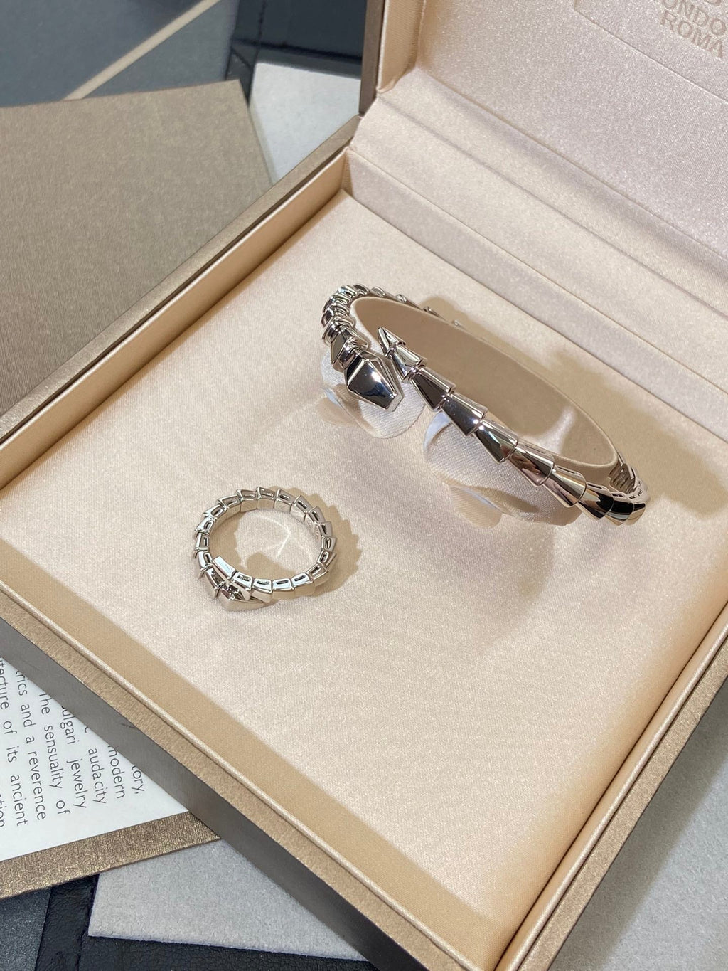 [⭐DORISW]SERPENTI VIPER SILVER BRACELET