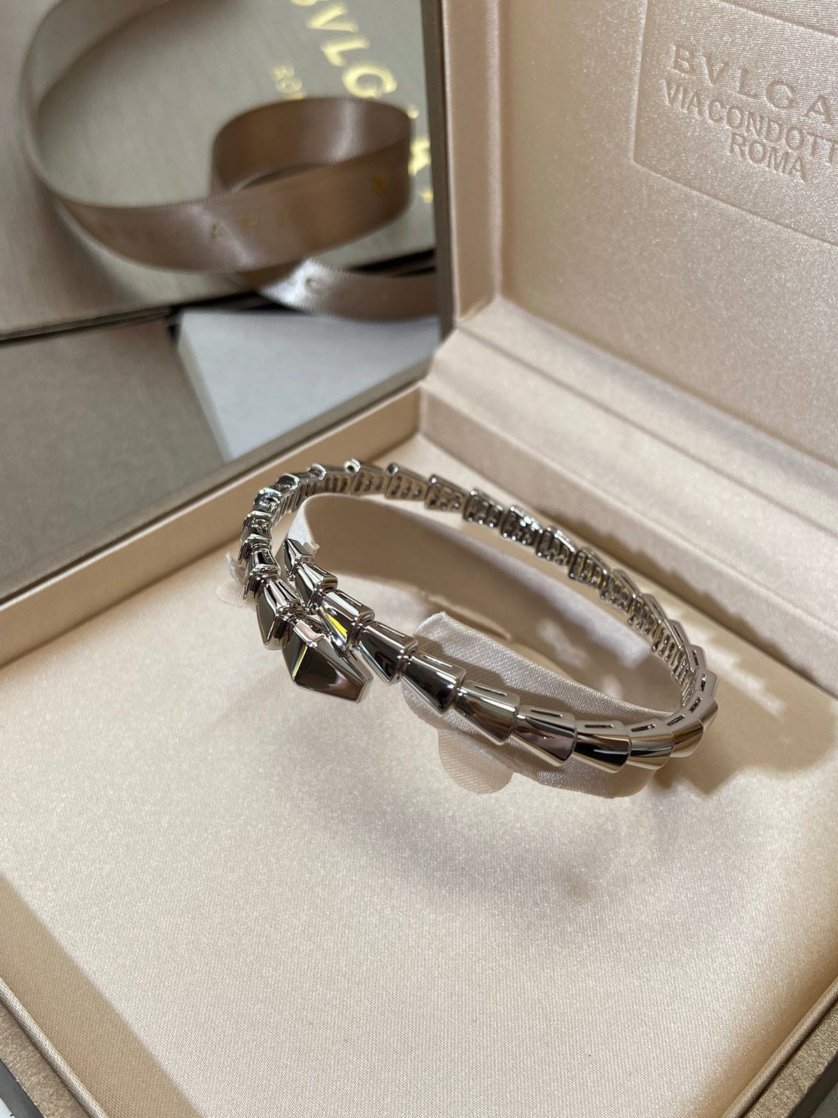 [⭐Veya]SERPENTI VIPER ARMBAND SILBER