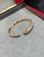 Aura PANTHERE FULL DIAMOND OPEN BRACELET