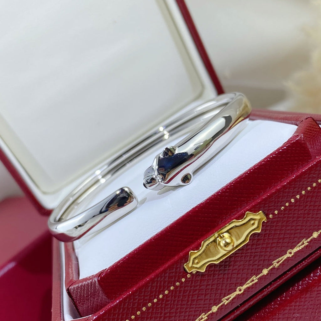 Aura PANTHERE SILVER OPEN BRACELET