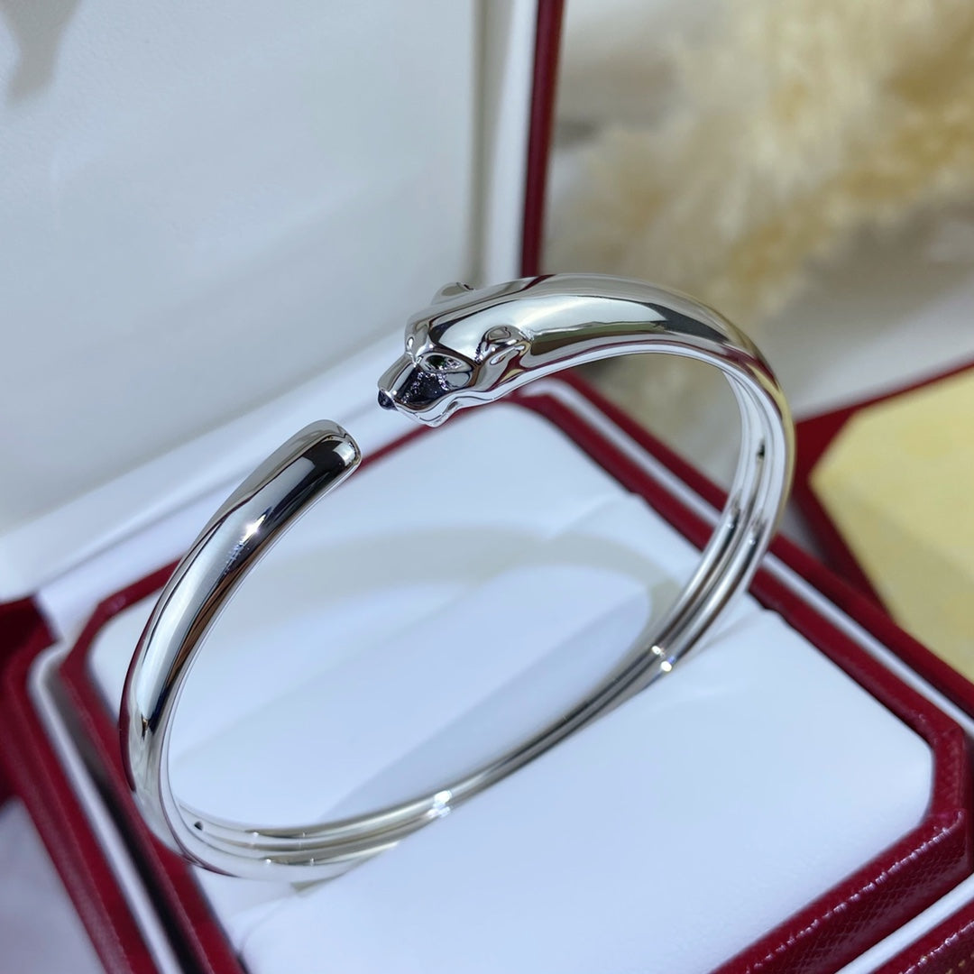 Aura PANTHERE SILVER OPEN BRACELET