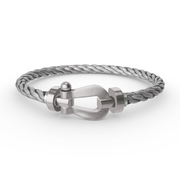Aura FORCE LARGE HORSESHOE NO DIAMOND BRACELET SILVER