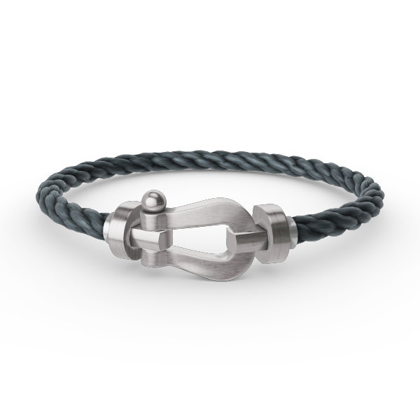 Aura FORCE GROSSES HUFEISEN OHNE DIAMANT ARMBAND SILBER