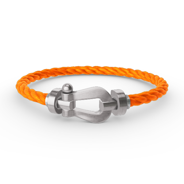 Aura FORCE LARGE HORSESHOE NO DIAMOND BRACELET SILVER