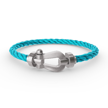 Aura FORCE GROSSES HUFEISEN OHNE DIAMANT ARMBAND SILBER