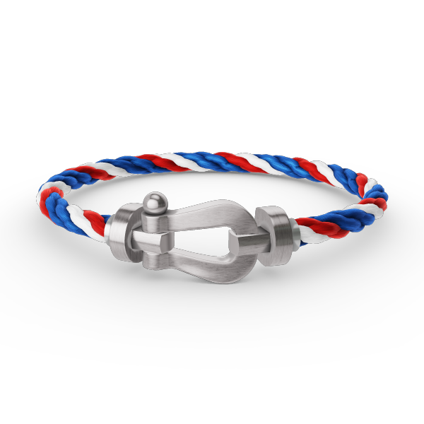 Aura FORCE GROSSES HUFEISEN OHNE DIAMANT ARMBAND SILBER