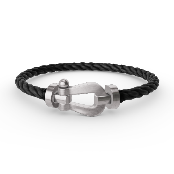 Aura FORCE LARGE HORSESHOE NO DIAMOND BRACELET SILVER