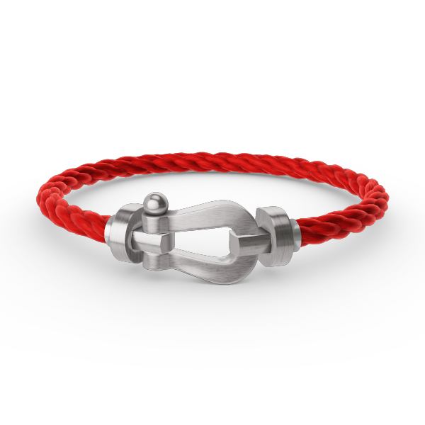 Aura FORCE LARGE HORSESHOE NO DIAMOND BRACELET SILVER