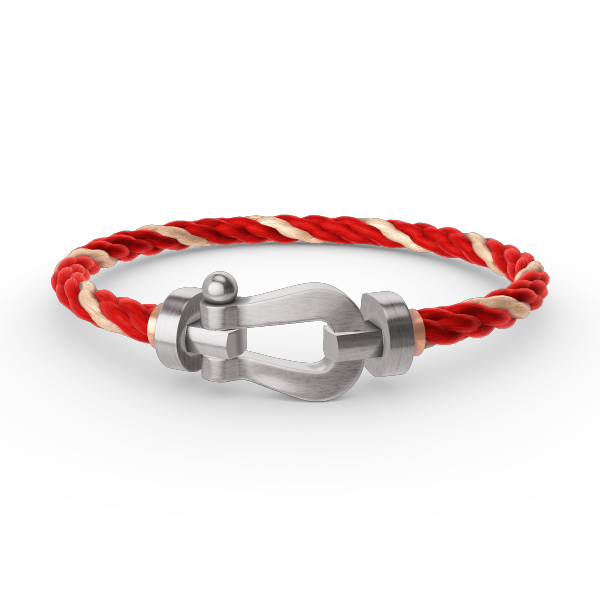 Aura FORCE LARGE HORSESHOE NO DIAMOND BRACELET SILVER