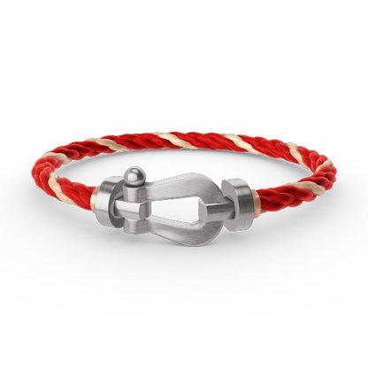 Aura FORCE GROSSES HUFEISEN OHNE DIAMANT ARMBAND SILBER