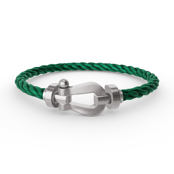 Aura FORCE LARGE HORSESHOE NO DIAMOND BRACELET SILVER