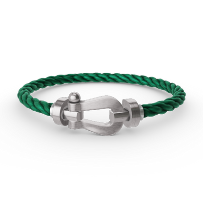 Aura FORCE GROSSES HUFEISEN OHNE DIAMANT ARMBAND SILBER