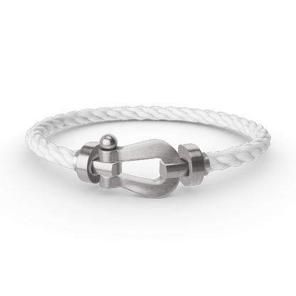 Aura FORCE GROSSES HUFEISEN OHNE DIAMANT ARMBAND SILBER