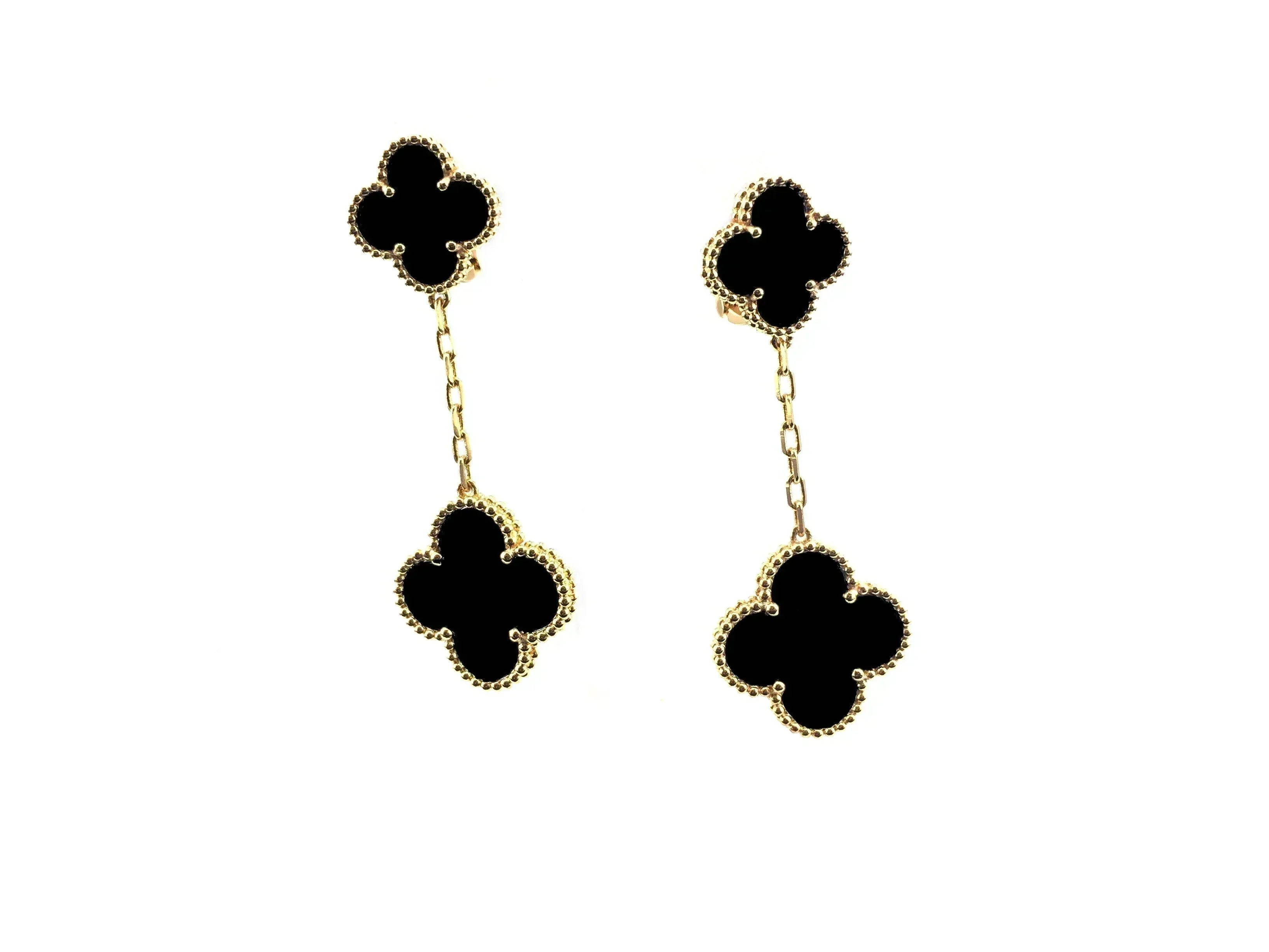 Aura CLOVER 2 MOTIFS  EARRINGS (MULTIPLE CHOICESC