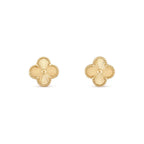 Aura CLOVER MEDIUM 1 MOTIFS LASER EARRINGS