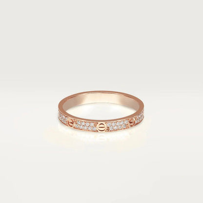 [⭐Aura ]LOVE RING 2.65MM DIAMOND