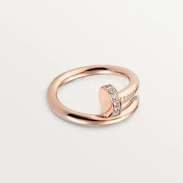 Aura JUSTE RING 2.65MM PINK GOLD DIAMOND