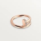 Aura JUSTE RING 2.65MM PINK GOLD DIAMOND
