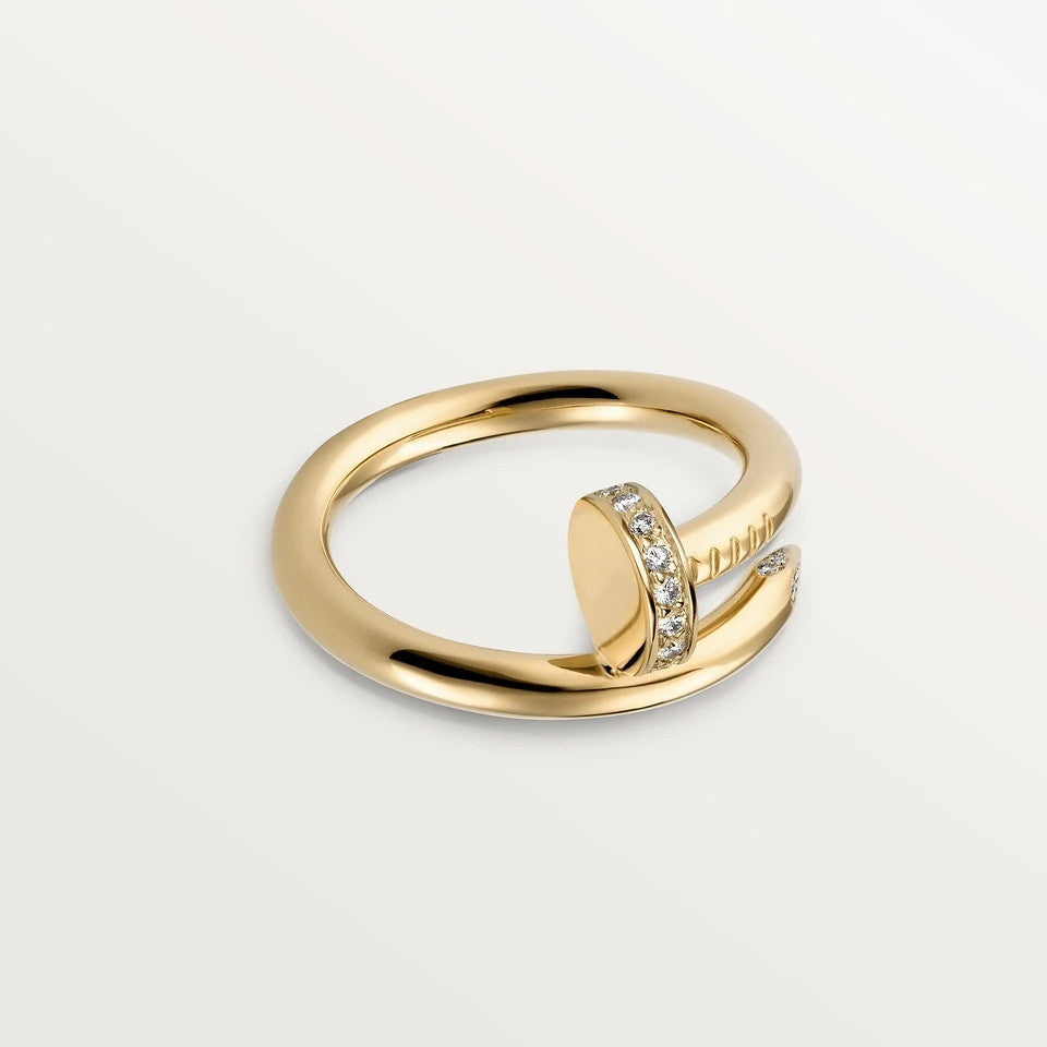 Aura JUSTE RING 2.65MM GOLD DIAMOND