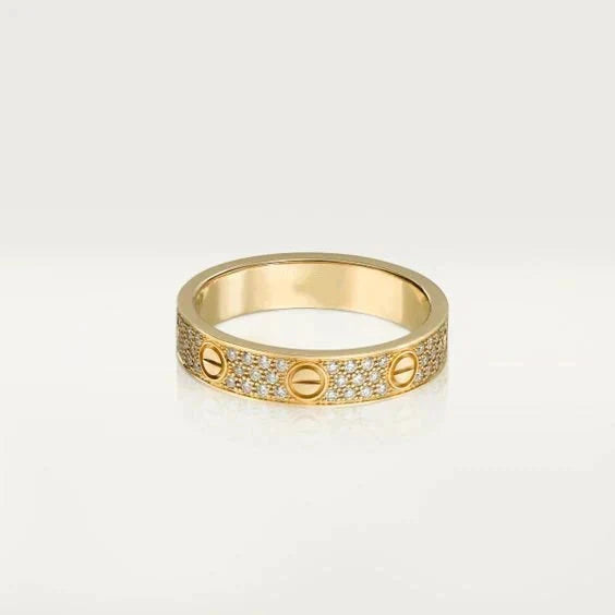 Aura LOVE RING 3.6MM DIAMANT PAVÉ